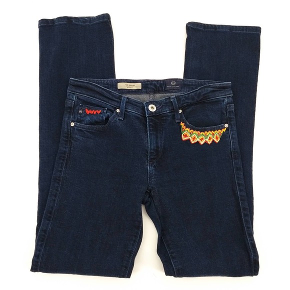 Ag Adriano Goldschmied Denim - AG Jeans Custom Ballad Clyde Dark Wash Boot Cut 26